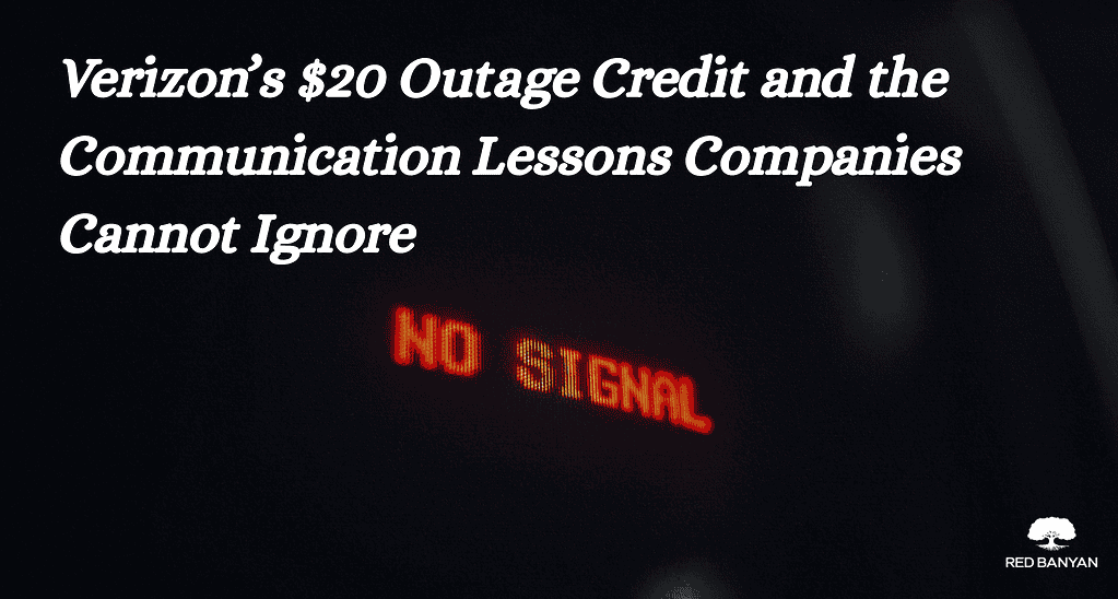 Red Banyan Verizon Outage Blog
